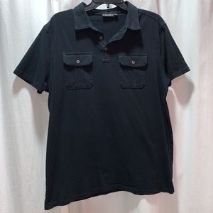 Apt. 9 Black Mens Polo Shirt